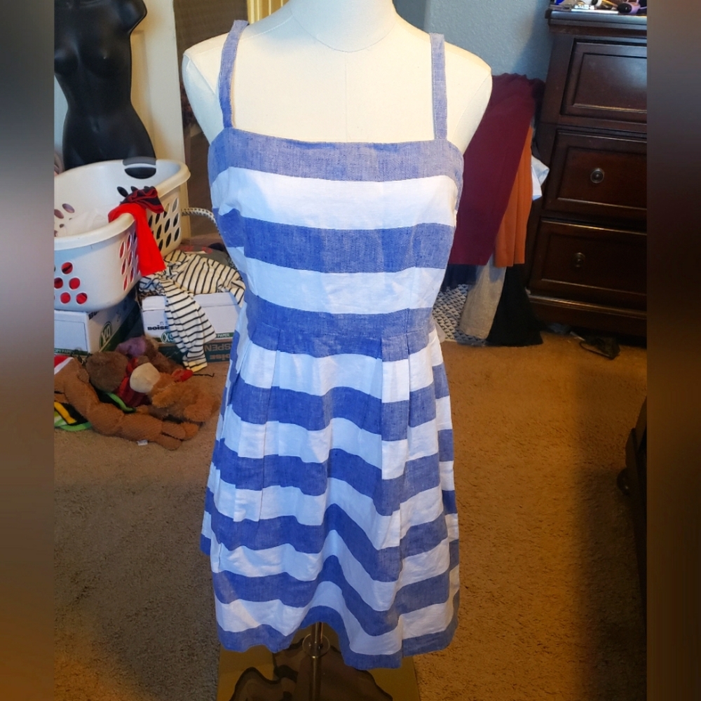 Loft Stripeemd Dress